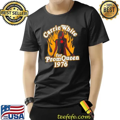 Carrie white prom queen 1976 movie stephen king shirt