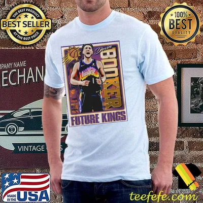 Cartoon retro devin booker future kings pheonix suns basketball shirt