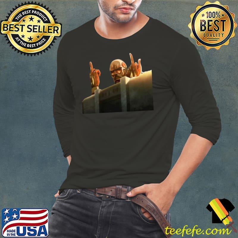 Colossal Titan Attack on Titans T-Shirt Long Sleeve Tee Colossal Titan Attack on Titans T-Shirt Long Sleeve Tee