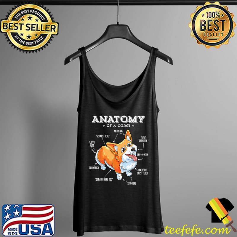 Corgi Mama Corgi Mom anatomy T-Shirt Tank Top Corgi Mama Corgi Mom anatomy T-Shirt Tank Top