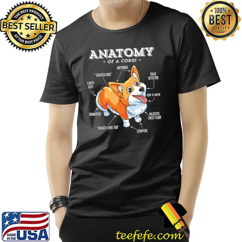 Corgi Mama Corgi Mom anatomy T-Shirt Unisex Corgi Mama Corgi Mom anatomy T-Shirt Unisex
