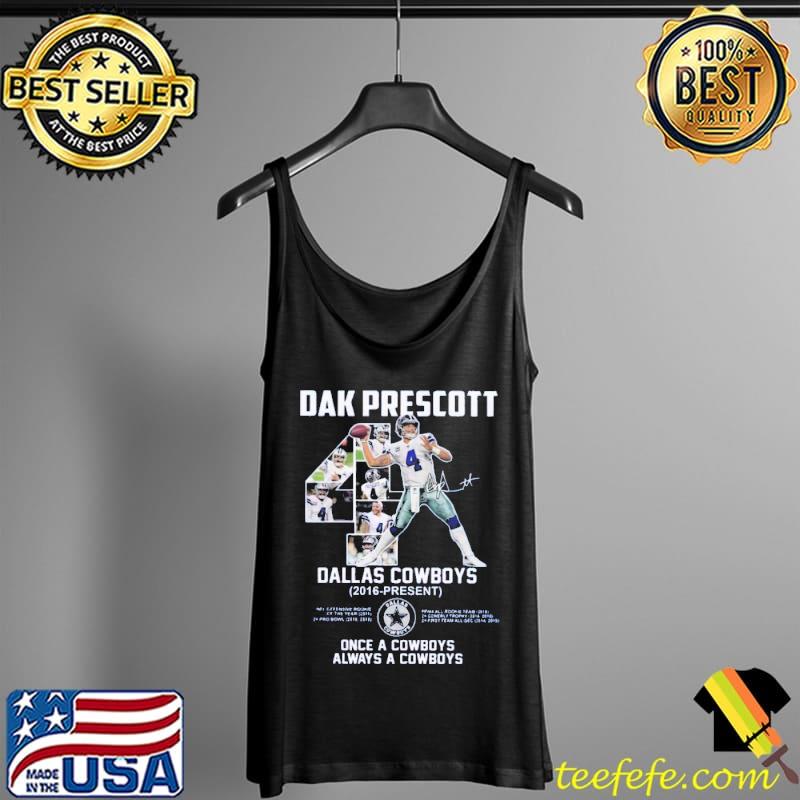 Dak prescott in Dallas Cowboys signature Tank Top Dak prescott in Dallas Cowboys signature Tank Top