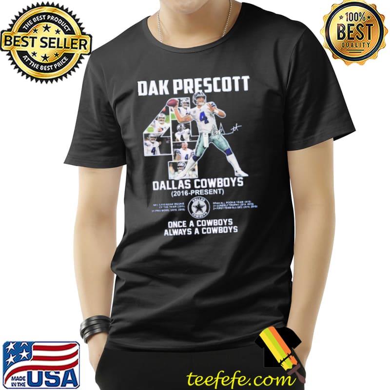 Dak prescott in Dallas Cowboys signature shirt Dak prescott in Dallas Cowboys signature shirt