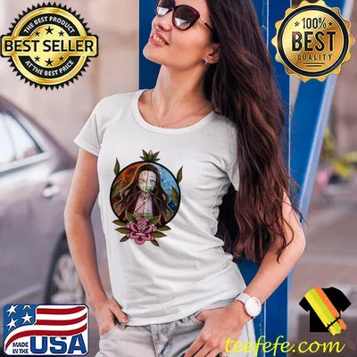Demon slayer nezuko two sides nice and angry shirt