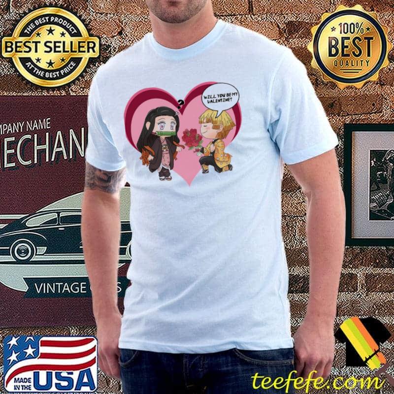 Demon slayer zenitsu nezuko Valentine s Unisex Demon slayer zenitsu nezuko Valentine s Unisex