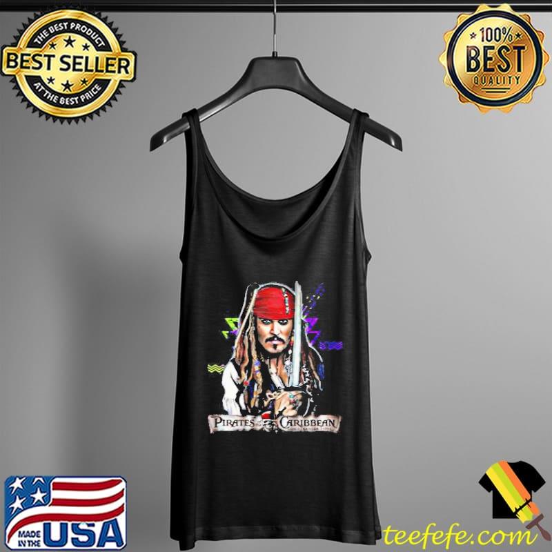 Design of captain Jack sparrow graphic johnny depp Tank Top Design of captain Jack sparrow graphic johnny depp Tank Top