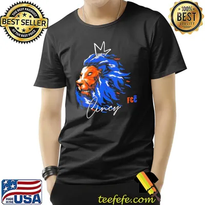 FC Cincinnati Lion Head Sketch King Shirt