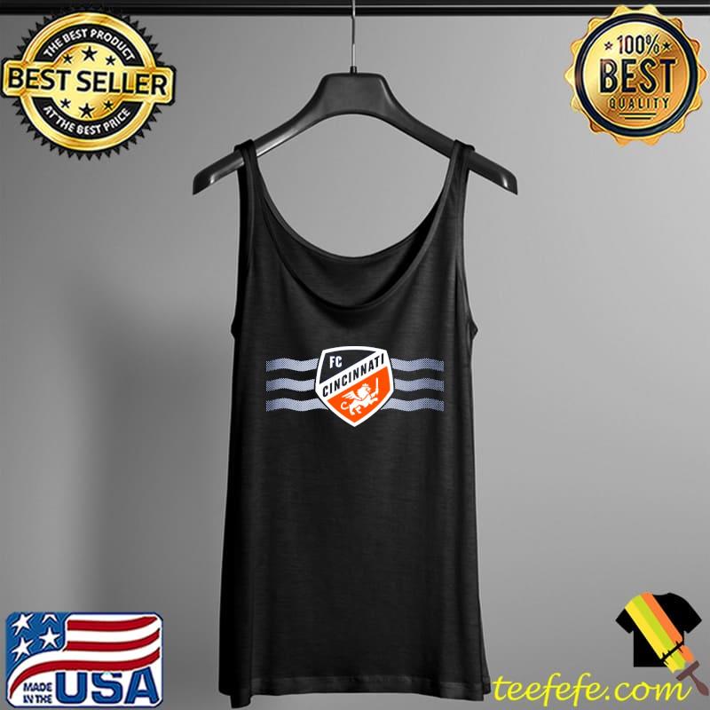 FC Cincinnati Shield and Waves Shirt Tank Top FC Cincinnati Shield and Waves Shirt Tank Top