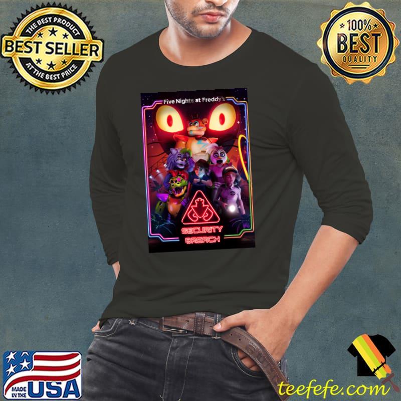 Five nights at freddy's security breach T-Shirt Long Sleeve Tee Five nights at freddy's security breach T-Shirt Long Sleeve Tee