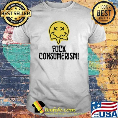 Fuck antI consumerism hooded shirt