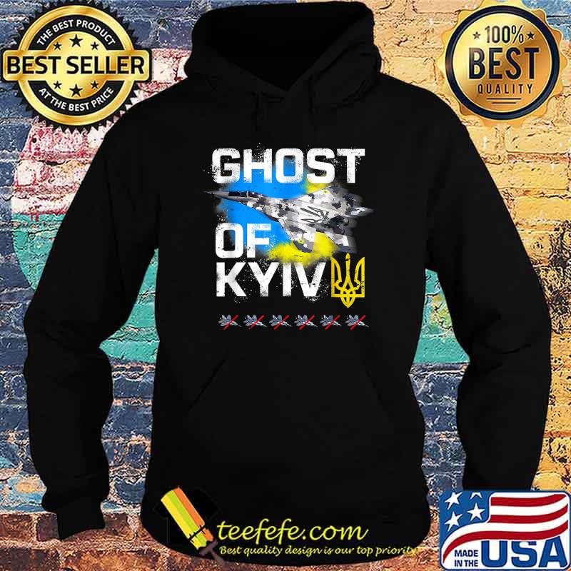 GHOST OF KYIV Ukraine Fighter Jet T-Shirt Hoodie GHOST OF KYIV Ukraine Fighter Jet T-Shirt Hoodie