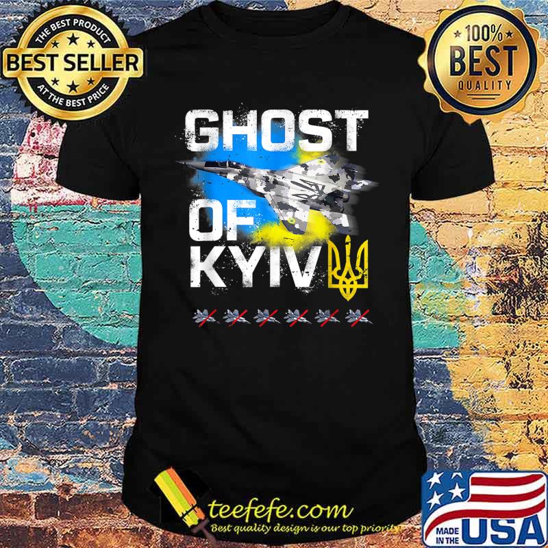 GHOST OF KYIV Ukraine Fighter Jet T-Shirt