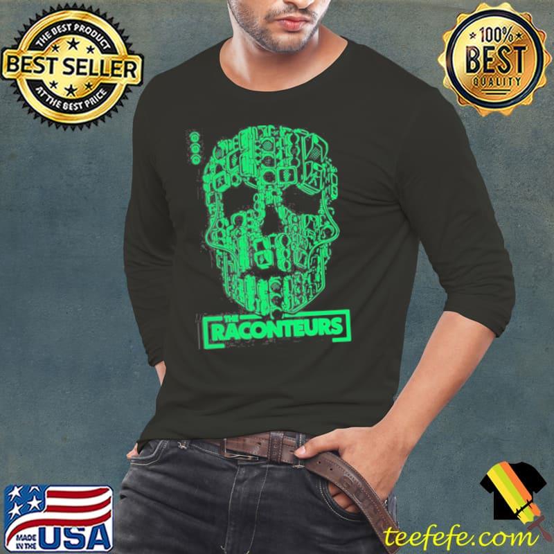 Green skull the raconteurs shirt
