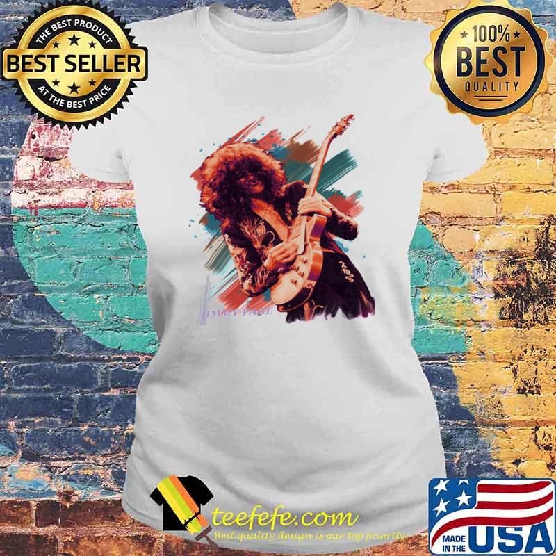 Guitar legend jimmy page guitar hard rock Laides tee Guitar legend jimmy page guitar hard rock Laides tee