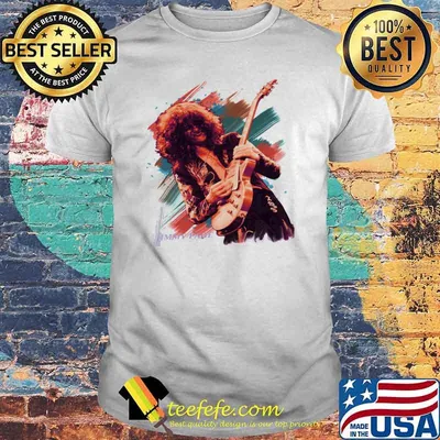 Guitar legend jimmy page guitar hard rock shirt