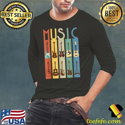 Guitar Lover Music Band Guitarist Electric Acoustic Guitars T-Shirt