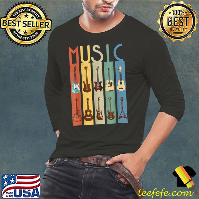 Guitar Lover Music Band Guitarist Electric Acoustic Guitars T-Shirt