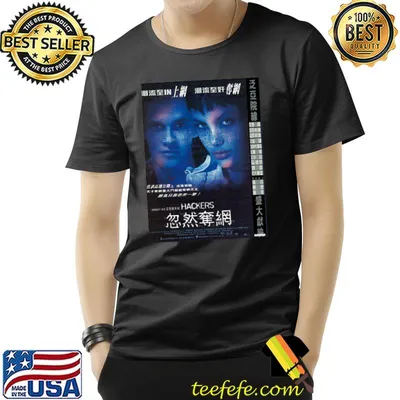 Hackers 1995 release movie vintage shirt