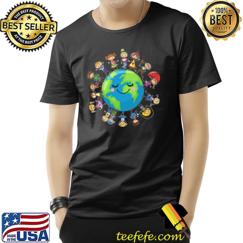 Happy Earth Day Children Around the World T-Shirt