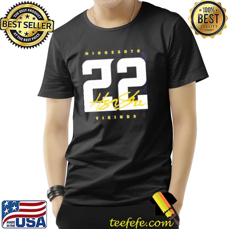 Harrison smith 22 signature Minnesota vikings shirt