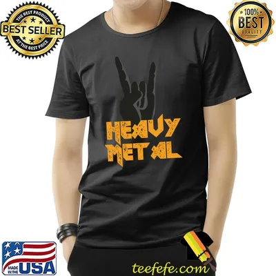 Heavy Metal Horns Up Rocker Metalhead Headbanger Sticker Essential T-Shirt