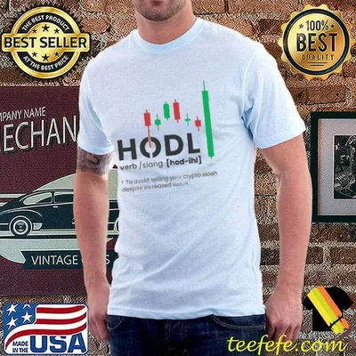 Hodl crypto digit coin 2022 trend design shirt