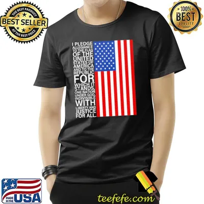 I pledge allegiance to the flag on the united states of america flag shirt