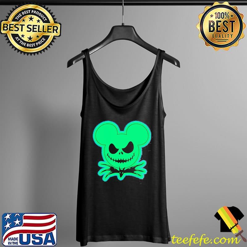 Inspired glow in the dark halloween Jack skellington mickey s Tank Top Inspired glow in the dark halloween Jack skellington mickey s Tank Top