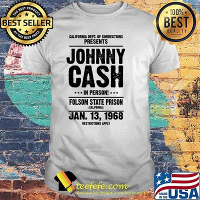 Johnny cash folsom state prison outlaw country music hooded shirt