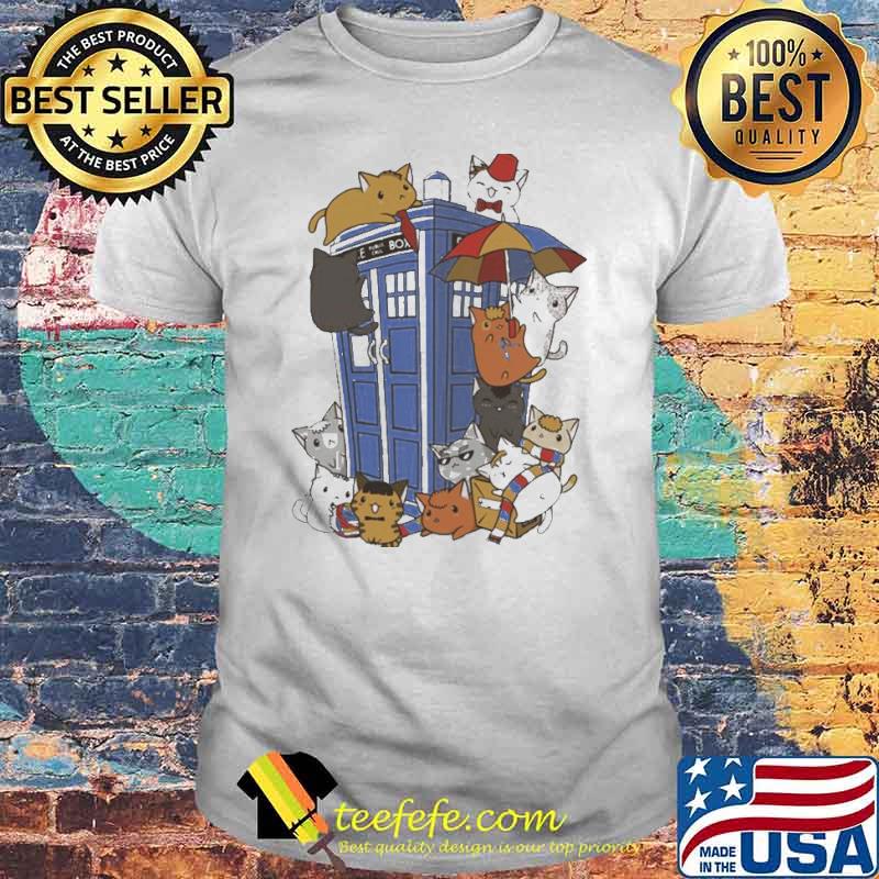 Kitten x who cute art doctor who hooded shirt