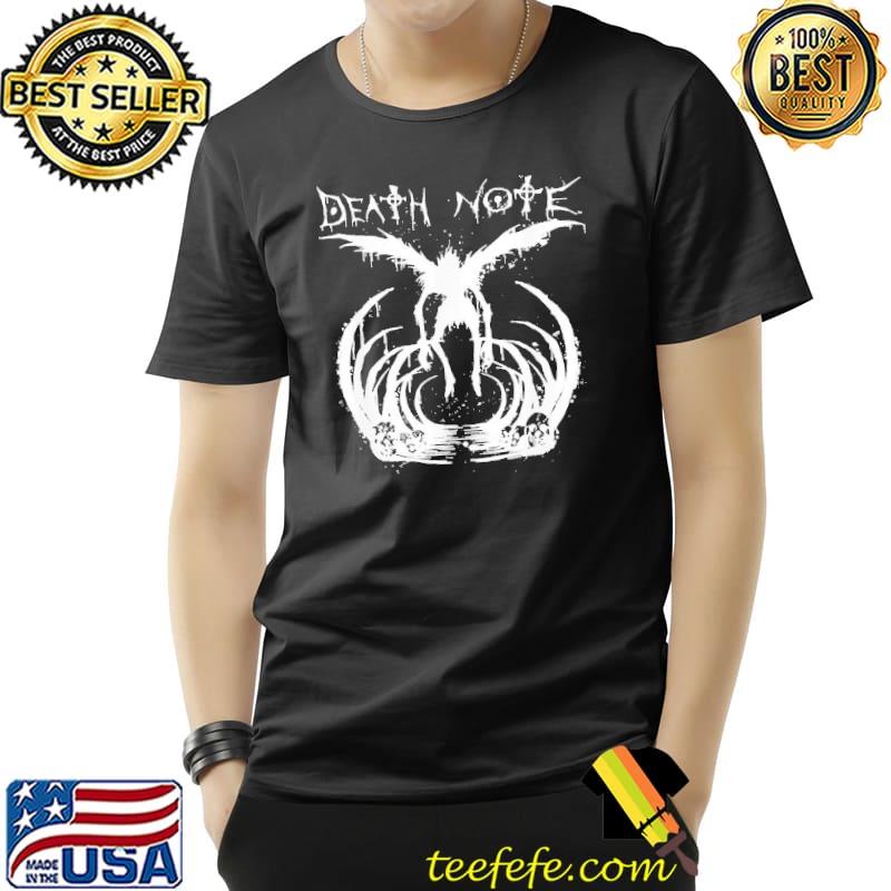 L and kira art detch note anime shirt