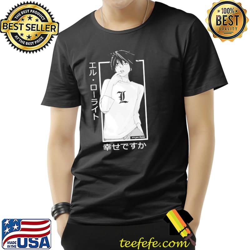 L art death note japanese anime shirt