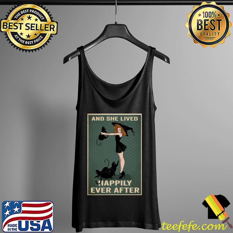 Ladys and cat she lived happily ever after s Tank Top Ladys and cat she lived happily ever after s Tank Top