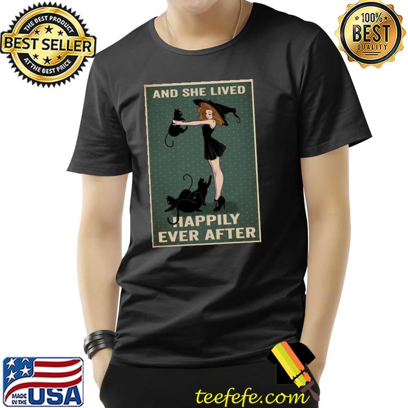 Ladys and cat she lived happily ever after s Unisex Ladys and cat she lived happily ever after s Unisex