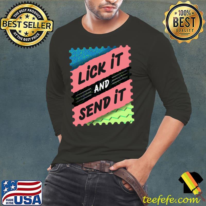 Lick It And Send It F1 Stamp T-shirt