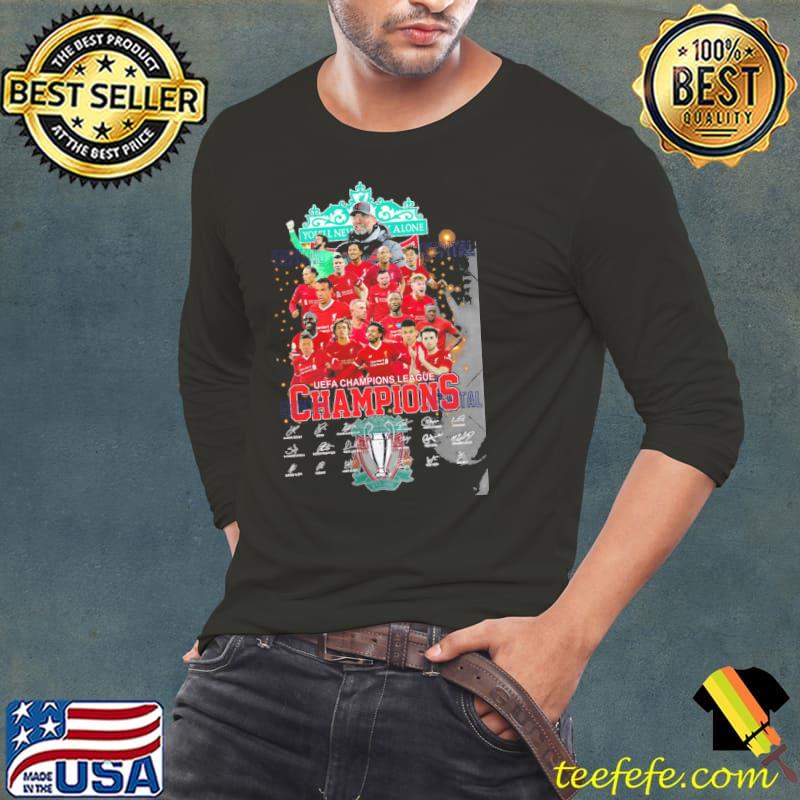 Liverpool final 2021 2022 uefa champions league thank you for the memories shirt