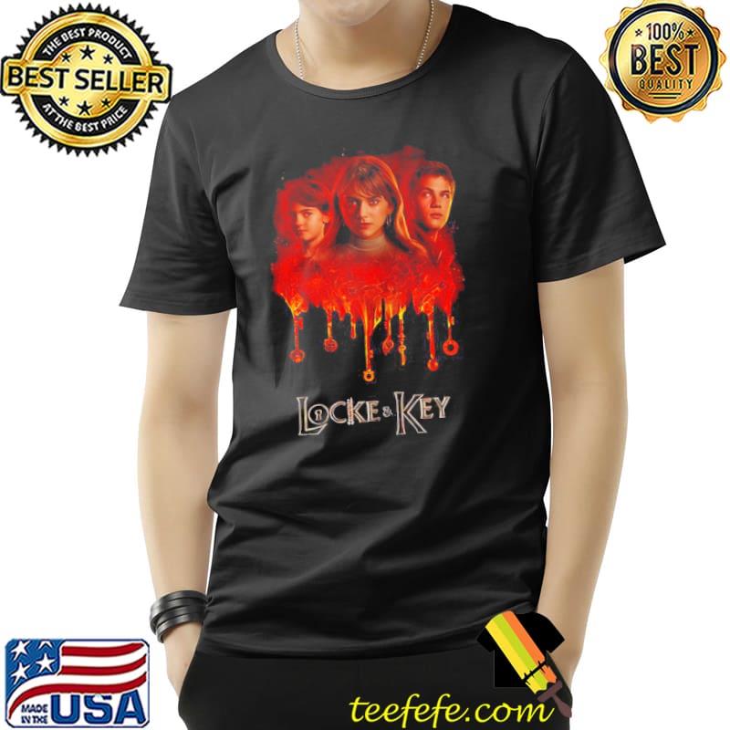 Locke and key music pop band design shirt