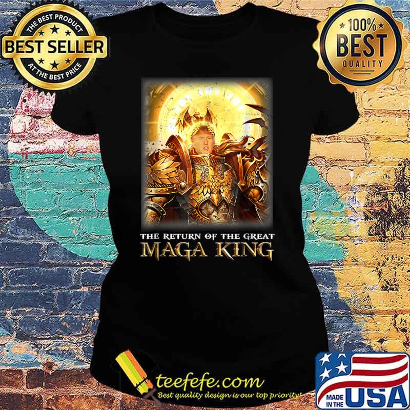 Mega King USA Flag Proud Ultra Maga Trump 2024 T-Shirt Ladies tee Mega King USA Flag Proud Ultra Maga Trump 2024 T-Shirt Ladies tee