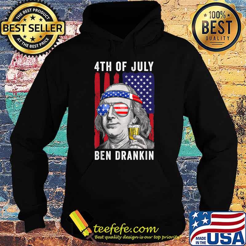 Mens Ben Drankin 4th Of July Usa Flag Vintage Independence Day T-Shirt Hoodie Mens Ben Drankin 4th Of July Usa Flag Vintage Independence Day T-Shirt Hoodie