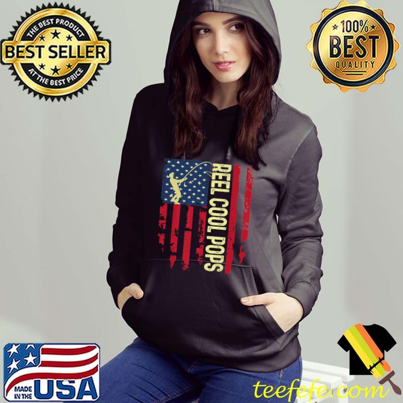 Mens Retro American Reel Cool Pops For Best Daddy Father's Day Premium T-Shirt Hoodie Mens Retro American Reel Cool Pops For Best Daddy Father's Day Premium T-Shirt Hoodie