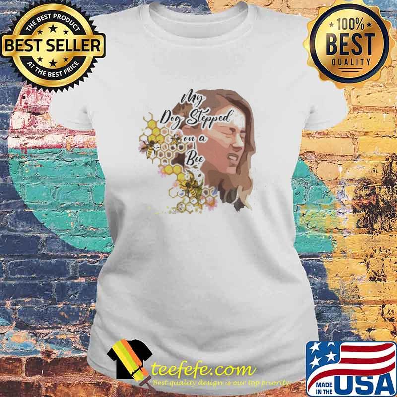 My dog stepped on a bee amber heard johnny depp justice for johnny trial hearsay mega pint s Laides tee My dog stepped on a bee amber heard johnny depp justice for johnny trial hearsay mega pint s Laides tee