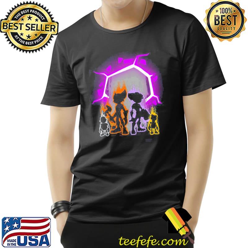 Neon color lombax team shirt
