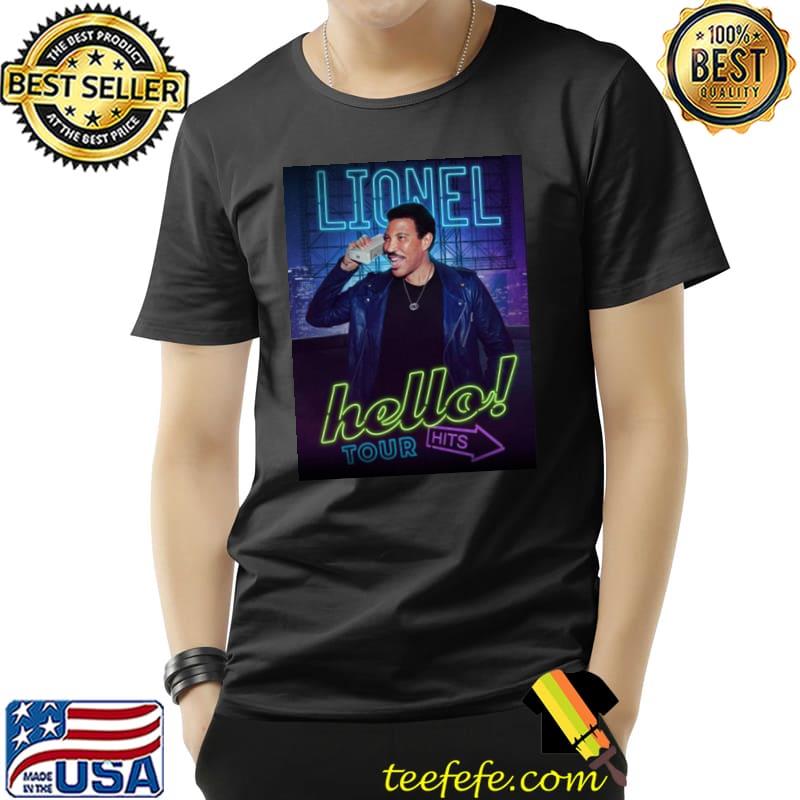 Neon lionel richie hello tour 2020 shirt