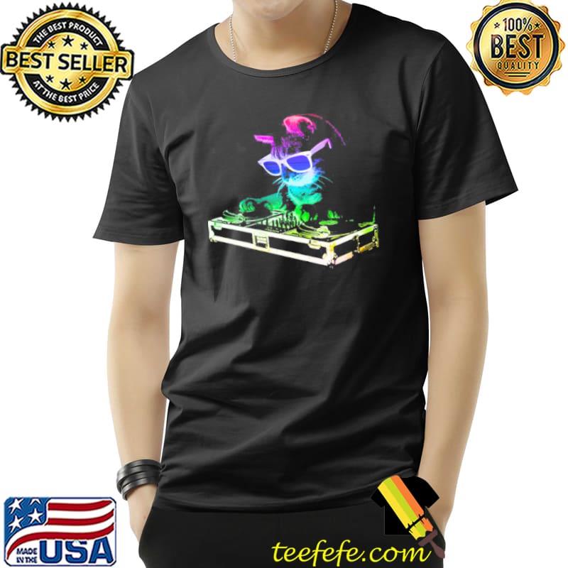 Noen art dj cat shirt