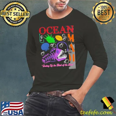 Ocean man soaking up the thirst of tthe land shirt