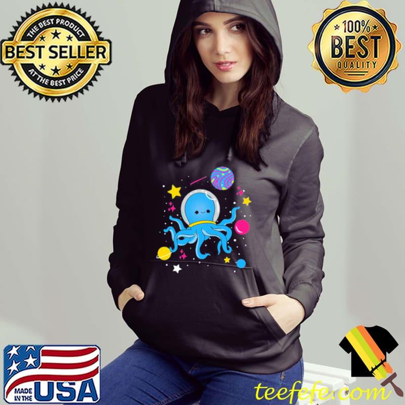 Pan pride octopus in space pansexual Hoodie Pan pride octopus in space pansexual Hoodie