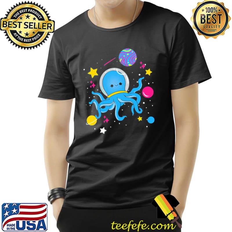 Pan pride octopus in space pansexual shirt