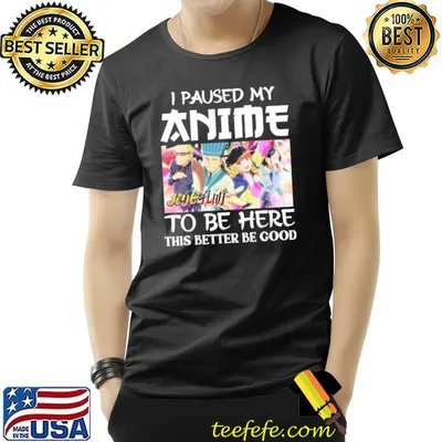 ParipI koumeI I paused my anime to be here shirt