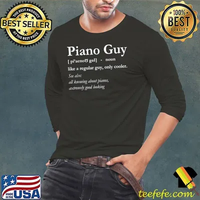 Piano Guy Definition Musician Humor T-Shirt