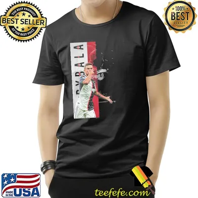 Portrait of paulo dybala juventus shirt